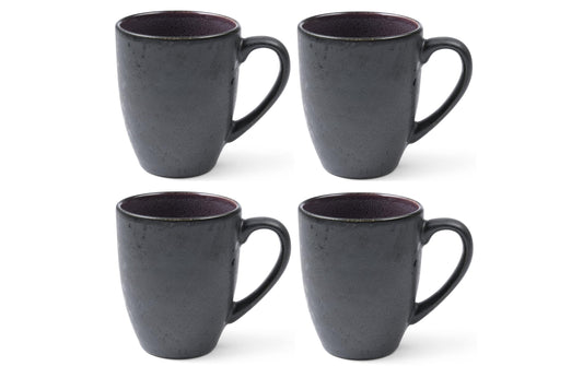 Bitz, Kaffeetasse 300 ml, 4 Stück, Dunkelvi