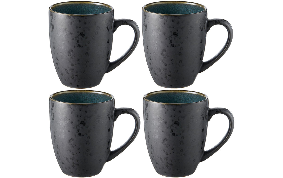 Bitz, Kaffeetasse 300 ml, 4 Stück, Dunkelgr