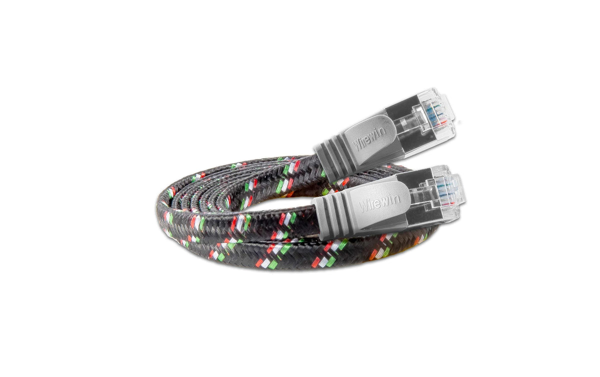 SLIM, Slimpatchkabel RJ-45 - RJ-45, Cat 6,