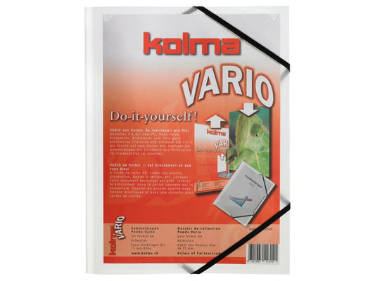 Kolma | Gummizugmappe Penda Vario A4 | KolmaFlex, farblos