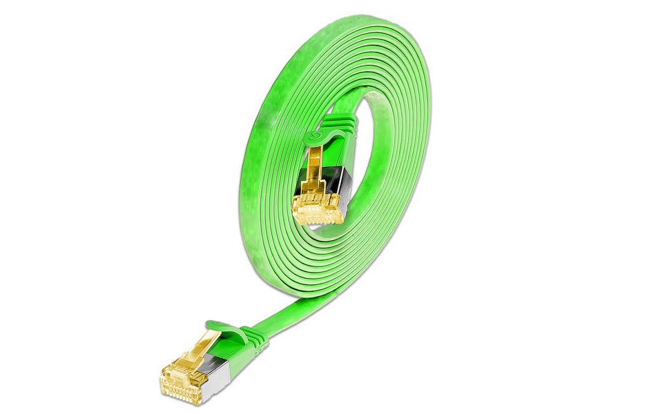 SLIM, Slimpatchkabel Cat 6A, U/FTP, 1 m, G