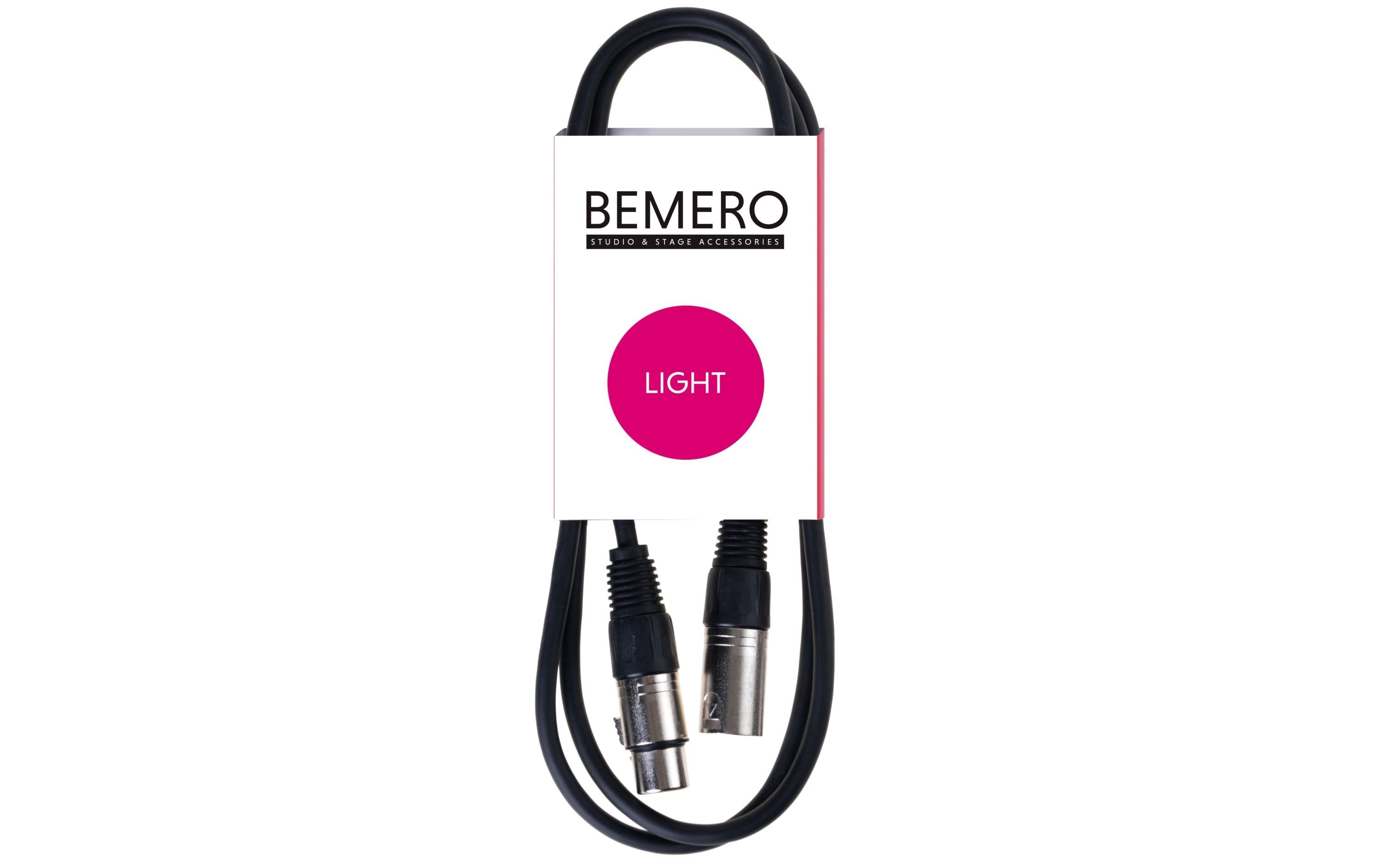 Bemero BLC1011-150BK DMX-Kabel 3-Pol 1.5m