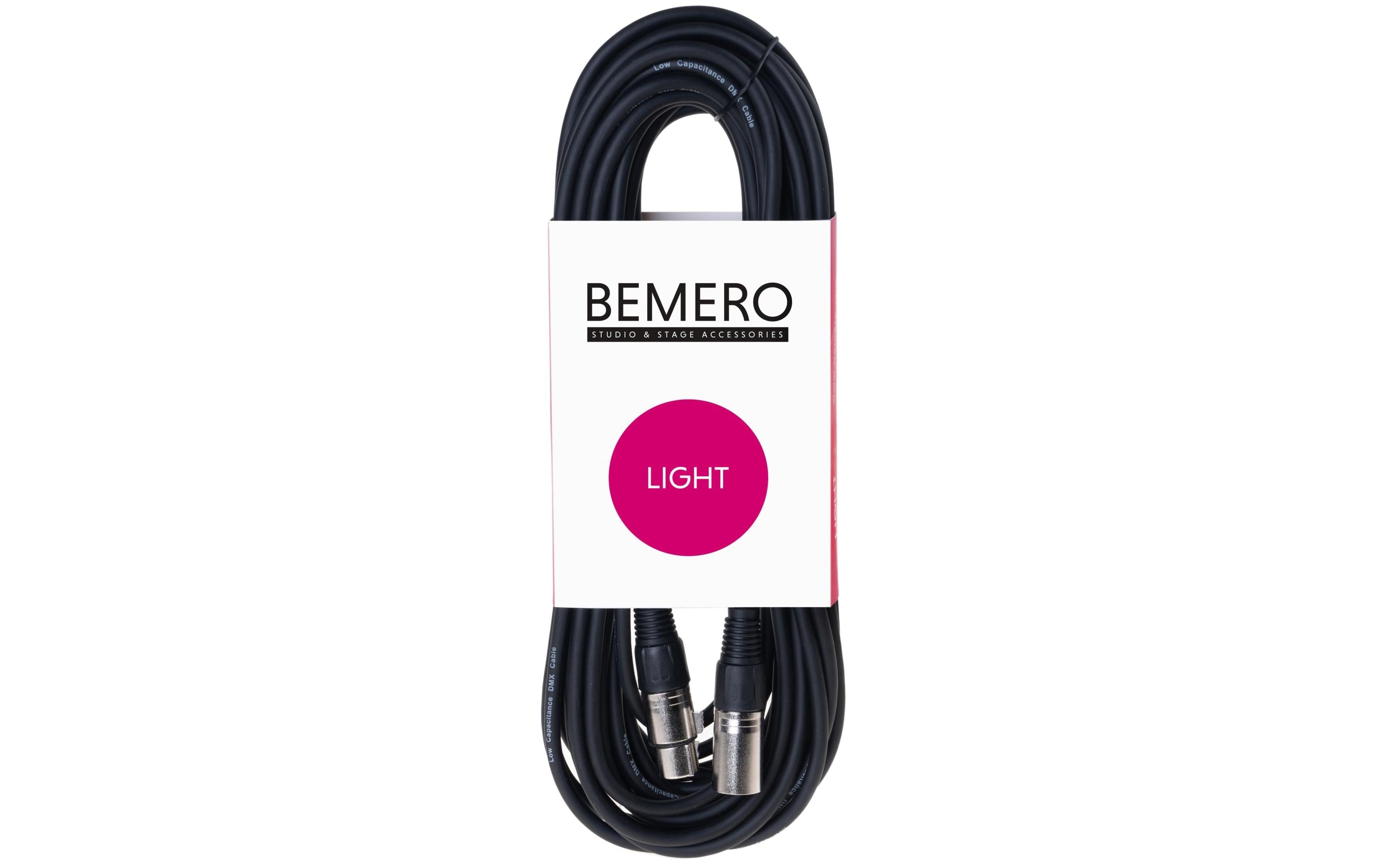 Bemero BLC1011-1200BK DMX-Kabel 3-Pol 12m