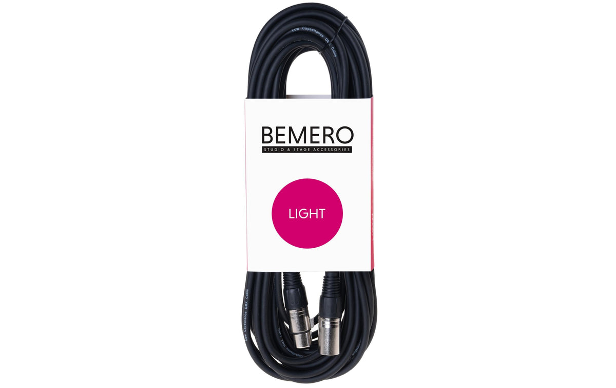 Bemero BLC1011-1200BK DMX-Kabel 3-Pol 12m