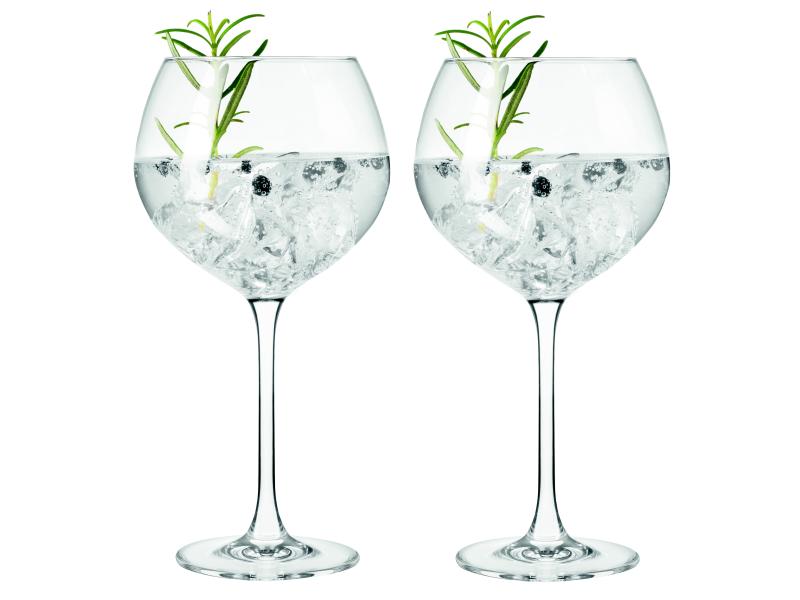 LEONARDO | Gingläser Gin 630ml | 2er Set, HxD: 21x10cm, Vol: 630ml