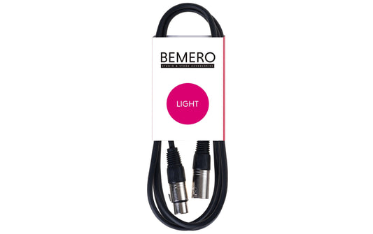 Bemero BLC1011-600BK DMX-Kabel 3-Pol 6m