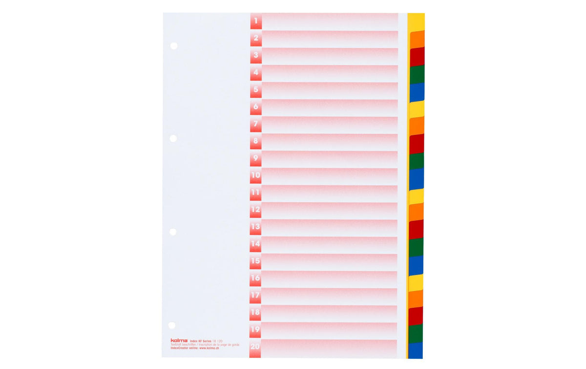 Kolma Register A4 KolmaFlex blanko