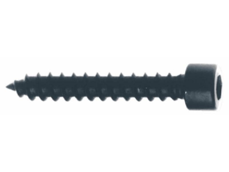 Visaton | Spezial-Holzschrauben 4 x 25 mm | 24er-Pack, schwarz, 5089