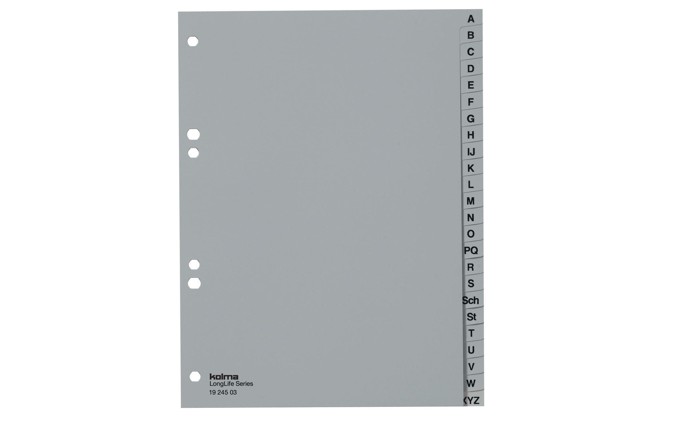 Kolma Register A5 LongLife hoch A-Z