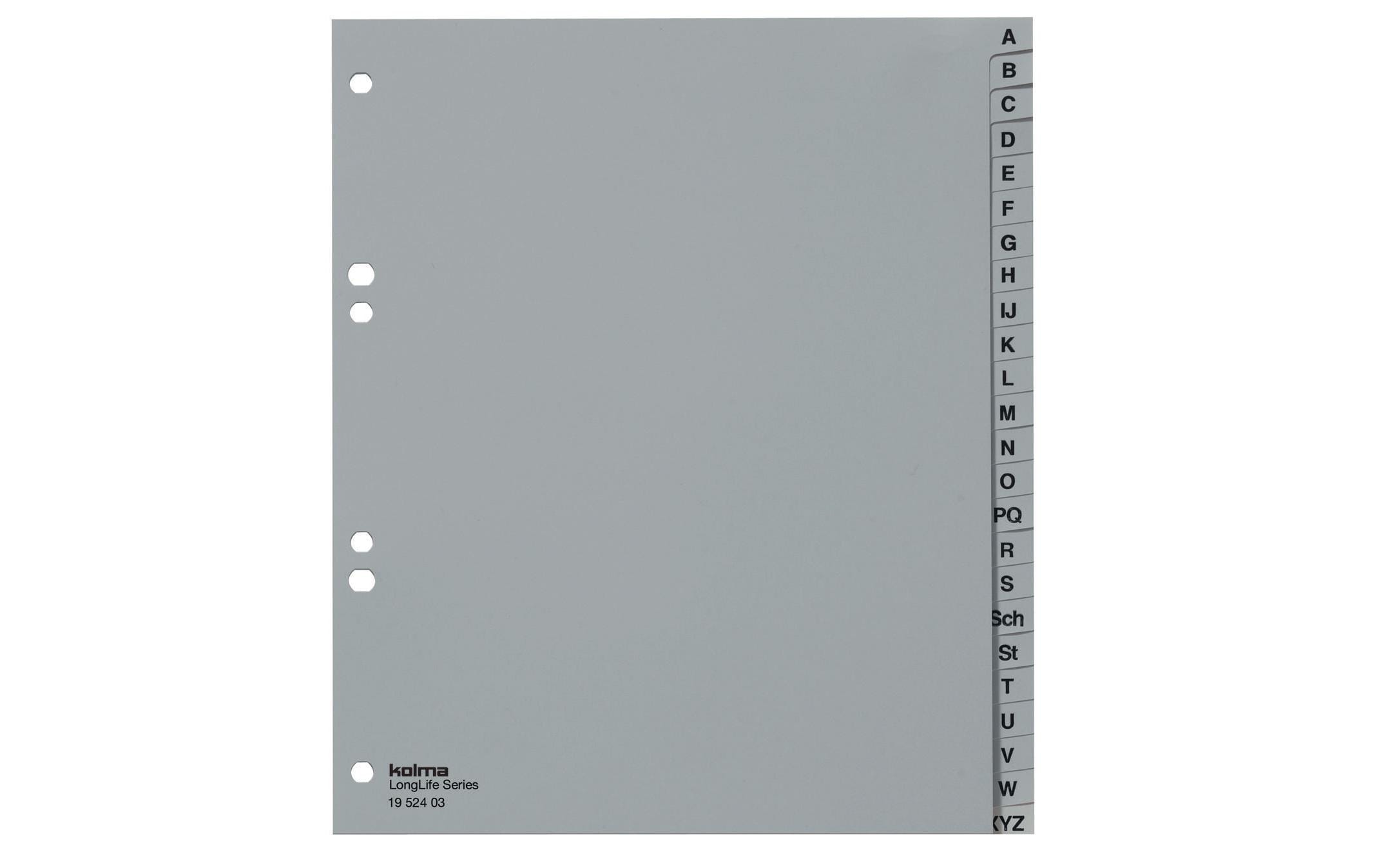 Kolma Register A5 XL hoch LongLife A-Z