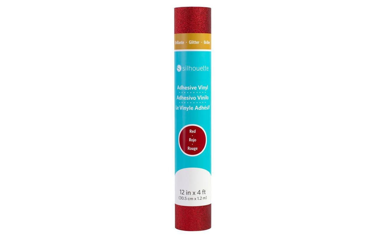 Silhouette, Vinylfolie Glitter 30.5 Rot