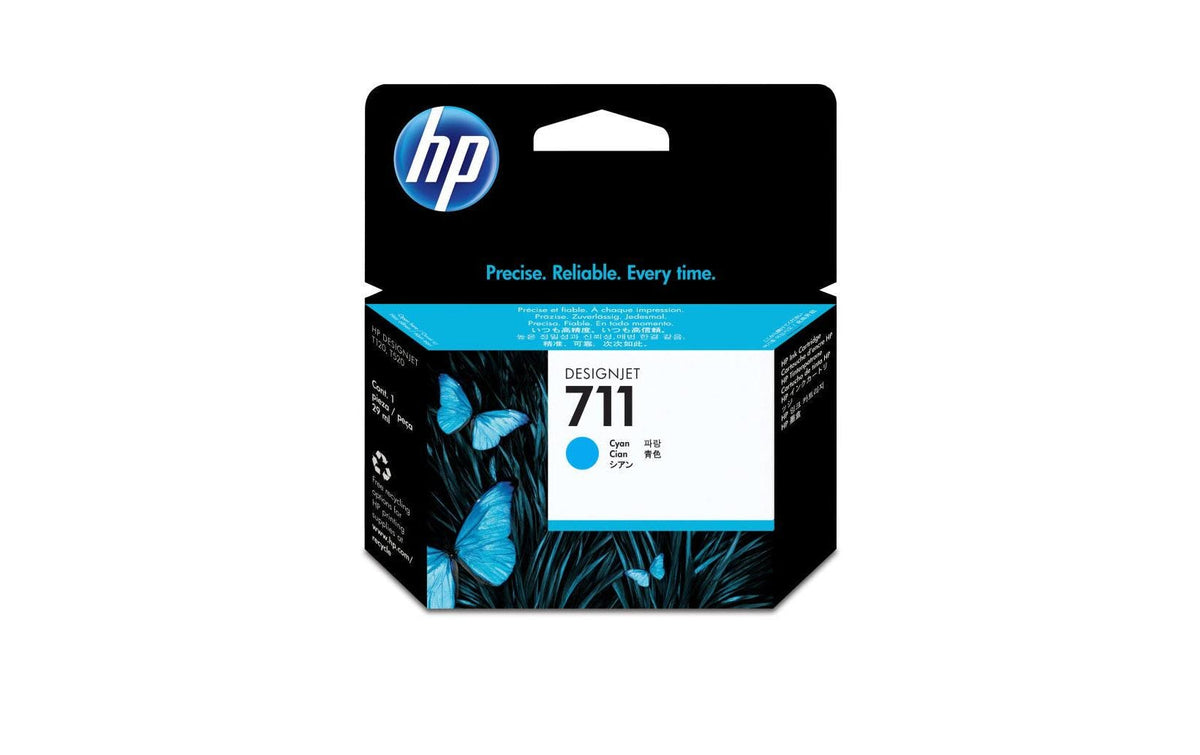 HP, Tinte Nr. 711 (CZ130A) Cyan