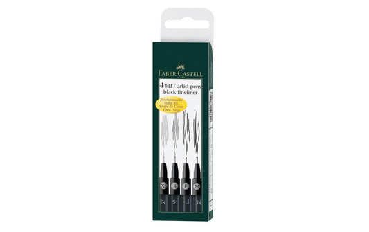 Faber-Castell 4er Etui - XS, S, F, M