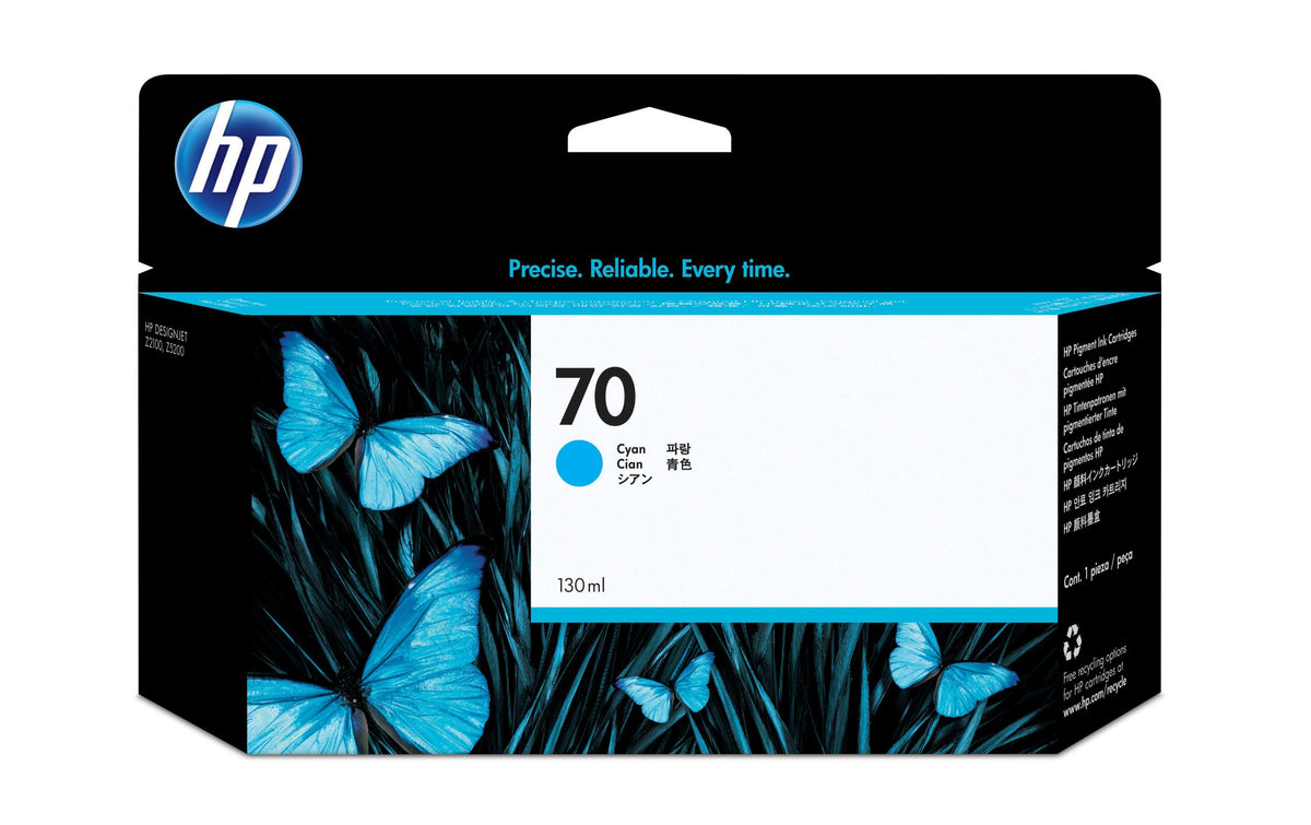 HP, Tinte Nr. 70 (C9452A) Cyan