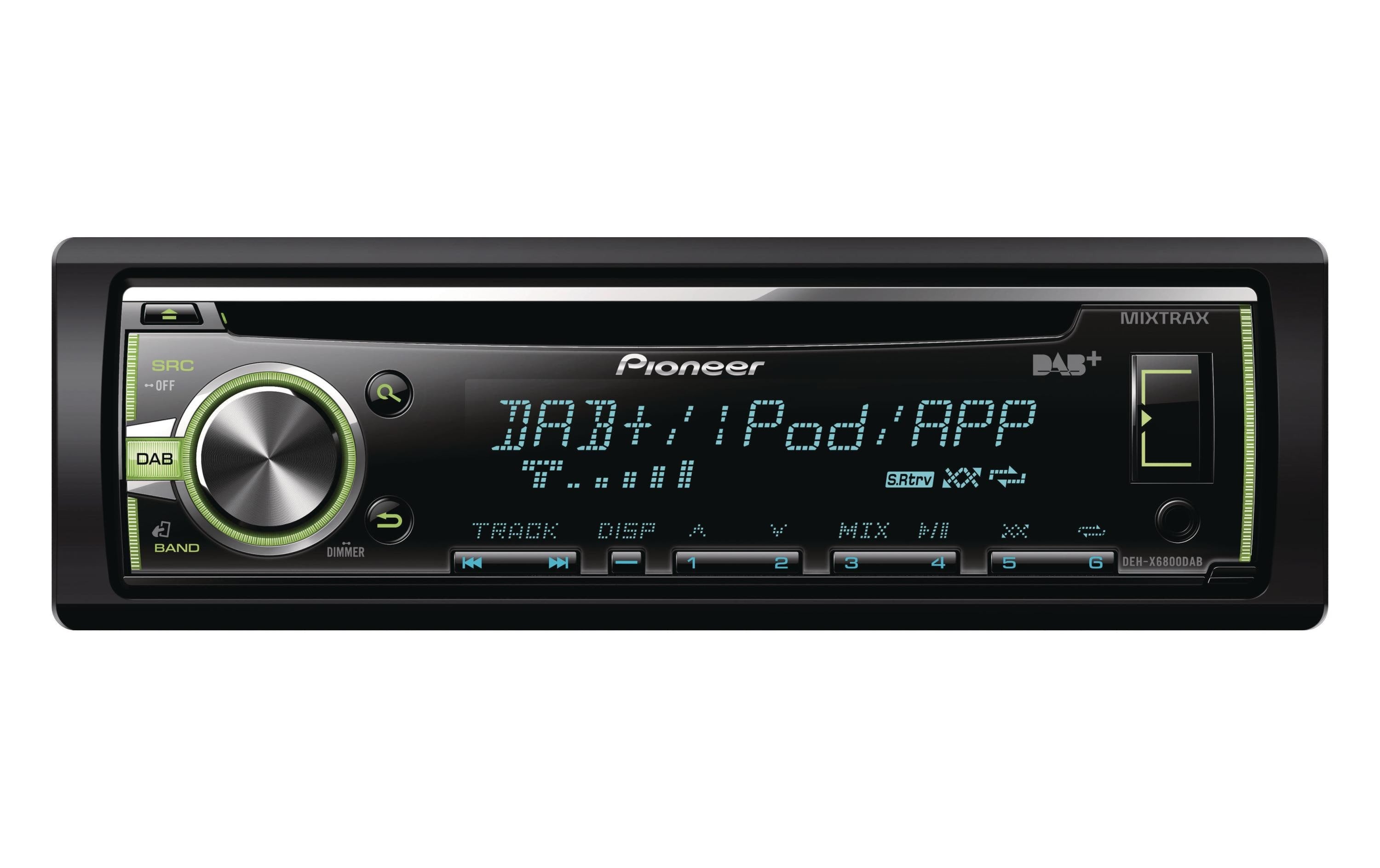 Pioneer DEH-X6800DAB-AN, DAB+ Autoradio