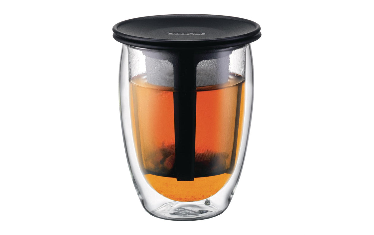 Bodum TEA FOR ONE Teeglas schwarz