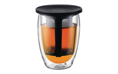 Bodum TEA FOR ONE Teeglas schwarz