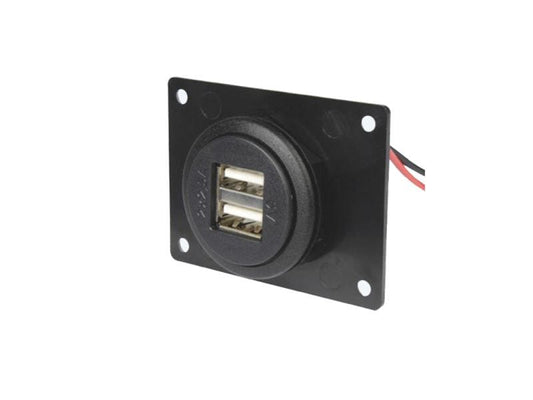 Südo | Doppel-Steckdose USB | 24/12V, 5A