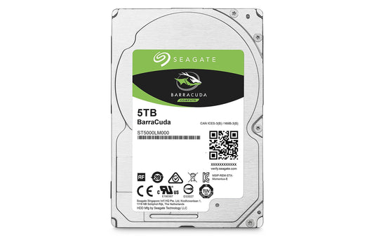 Seagate, Harddisk BarraCuda 2.5 SATA 5 TB