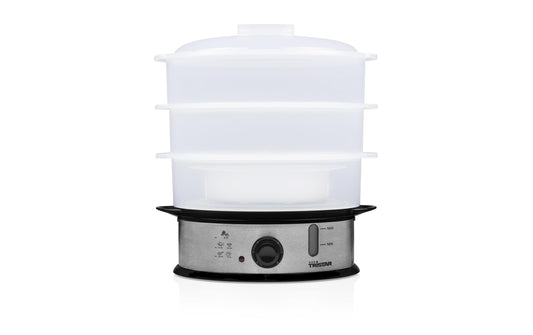 Tristar | Dampfgarer 12 L | Inhalt 3 Lagen, 1200 Watt