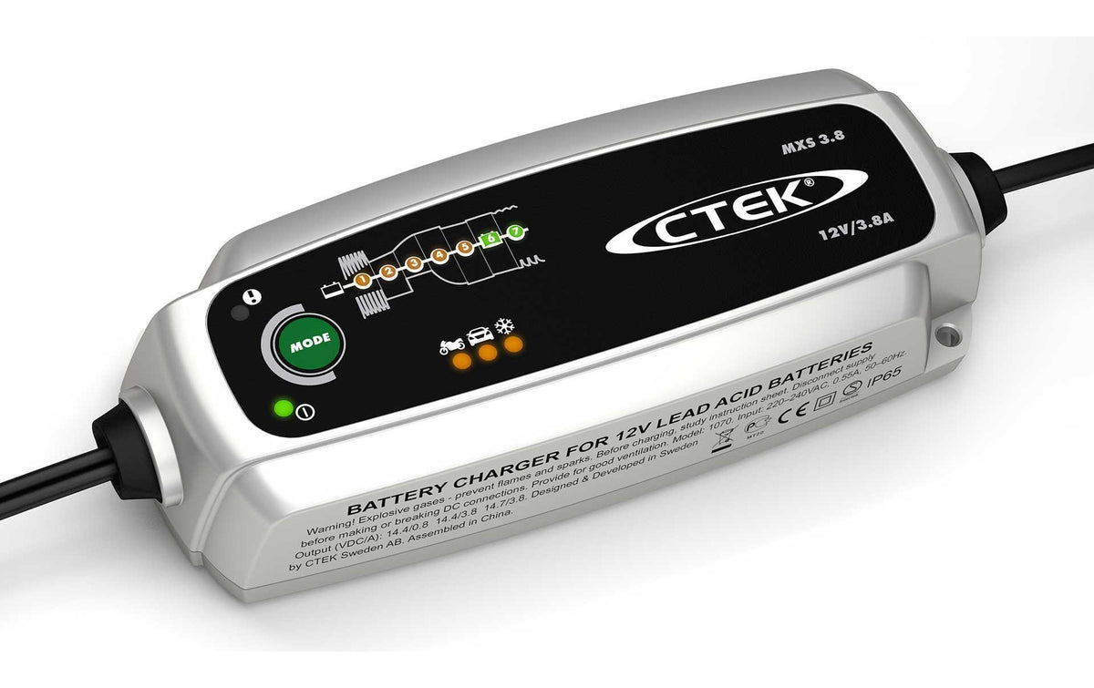 CTEK Ladegerät MXS 3.8, für 12V Batterien