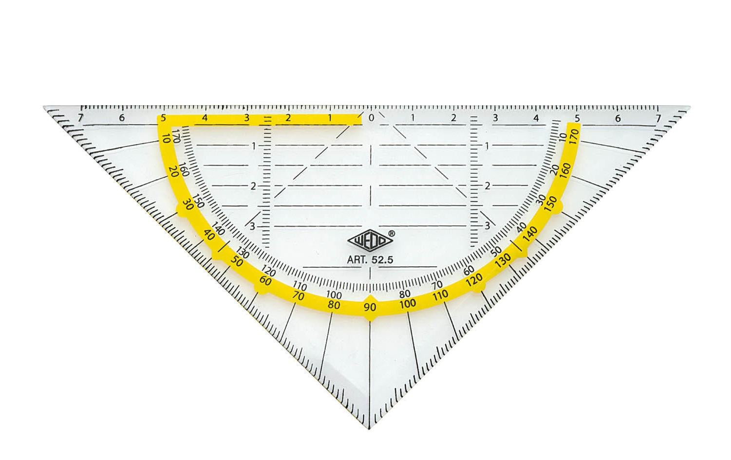 WEDO Geo-Dreieck 16cm, 10 Stück