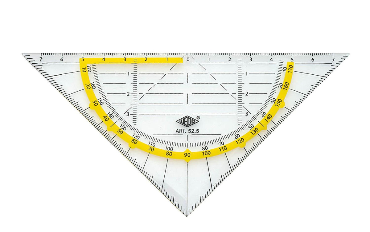 WEDO Geo-Dreieck 16cm, 10 Stück