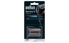 Braun | Scherteile Kombipack 52B schwarz | schwarz, Scherblatt mit Klingenblock