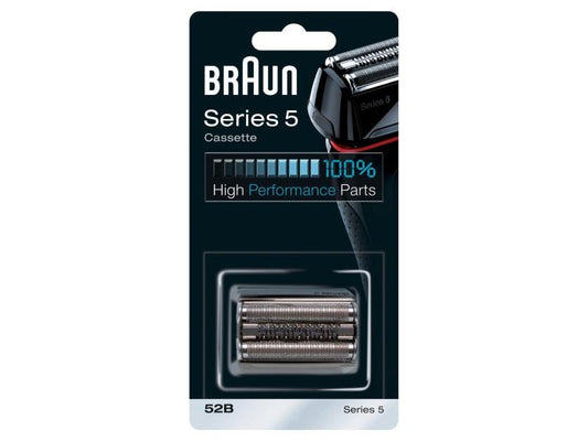 Braun | Scherteile Kombipack 52B schwarz | schwarz, Scherblatt mit Klingenblock