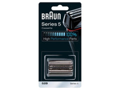 Braun | Scherteile Kombipack 52B schwarz | schwarz, Scherblatt mit Klingenblock