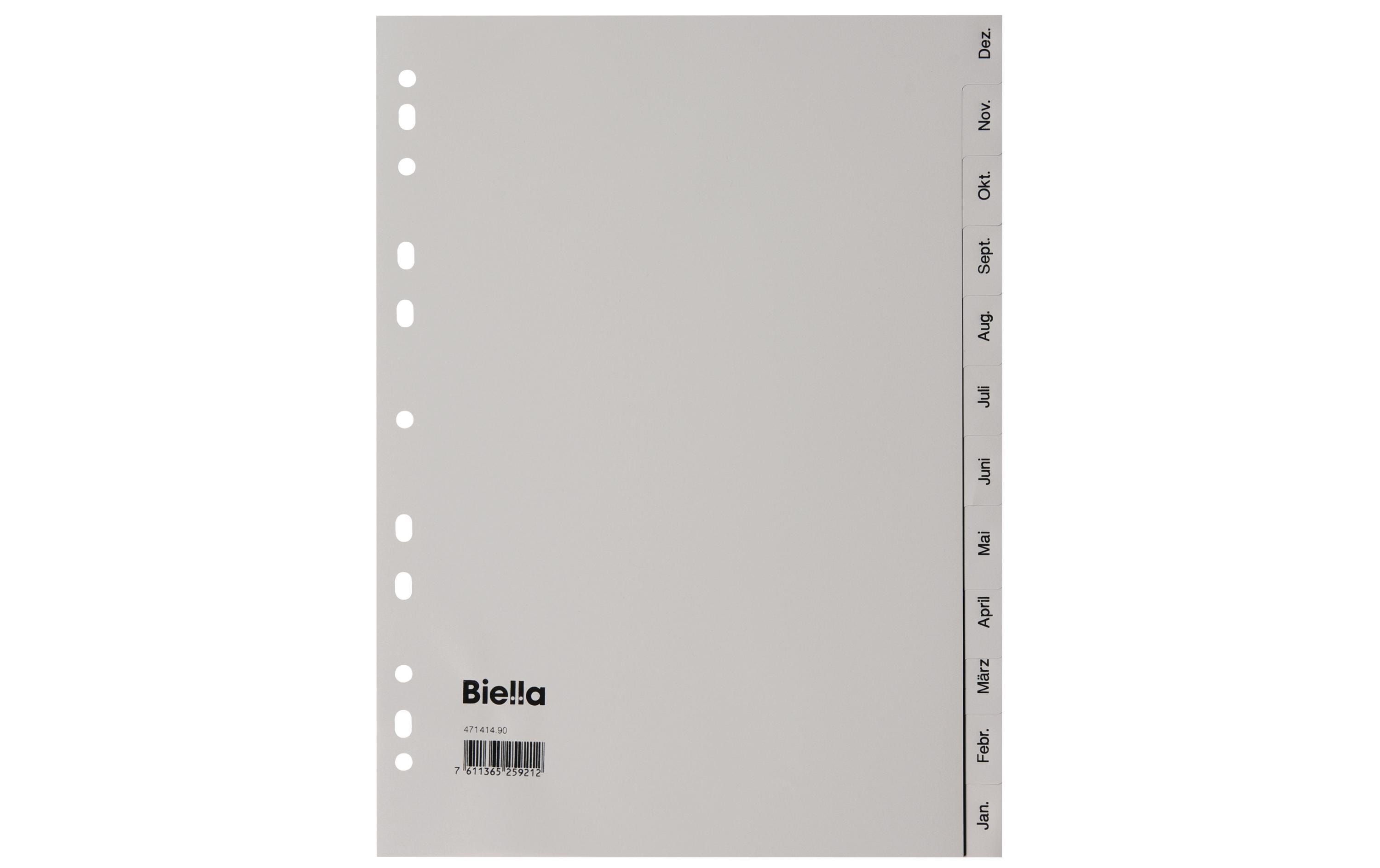Biella RegisterVollformat aus Kunststoff