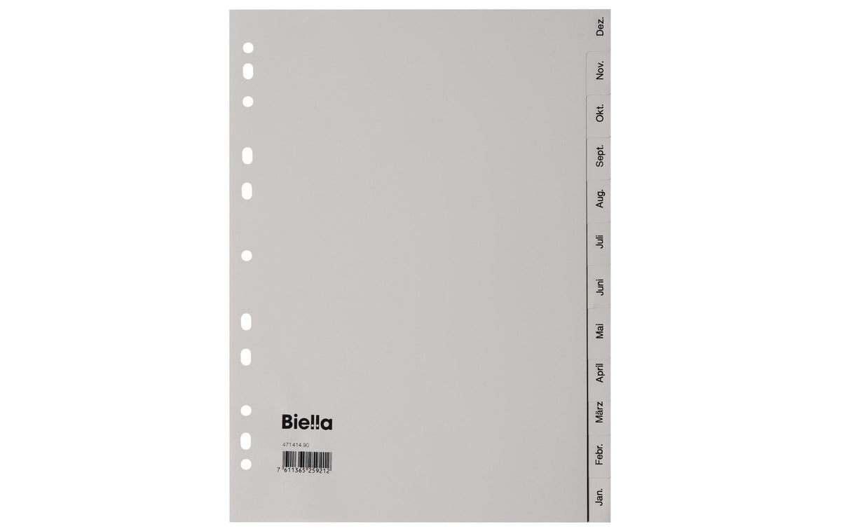 Biella RegisterVollformat aus Kunststoff