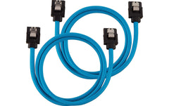 Corsair | Netzteil Zubehör Corsair SATA, 60 cm blau | Premium SATA-Kabel, 6 Gbps