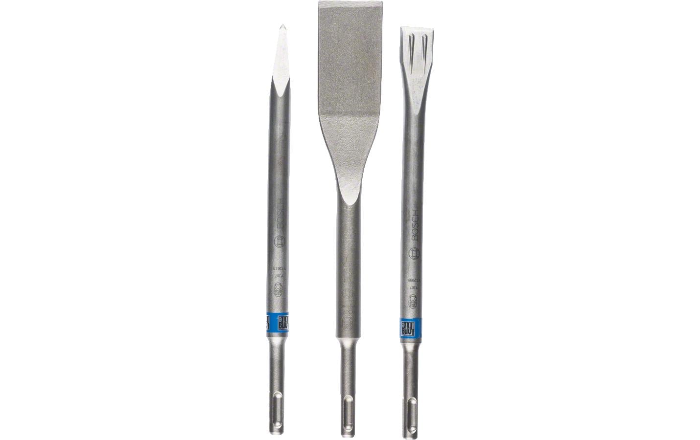 BOSCH Meissel-Set 3-teilig, SDS-plus