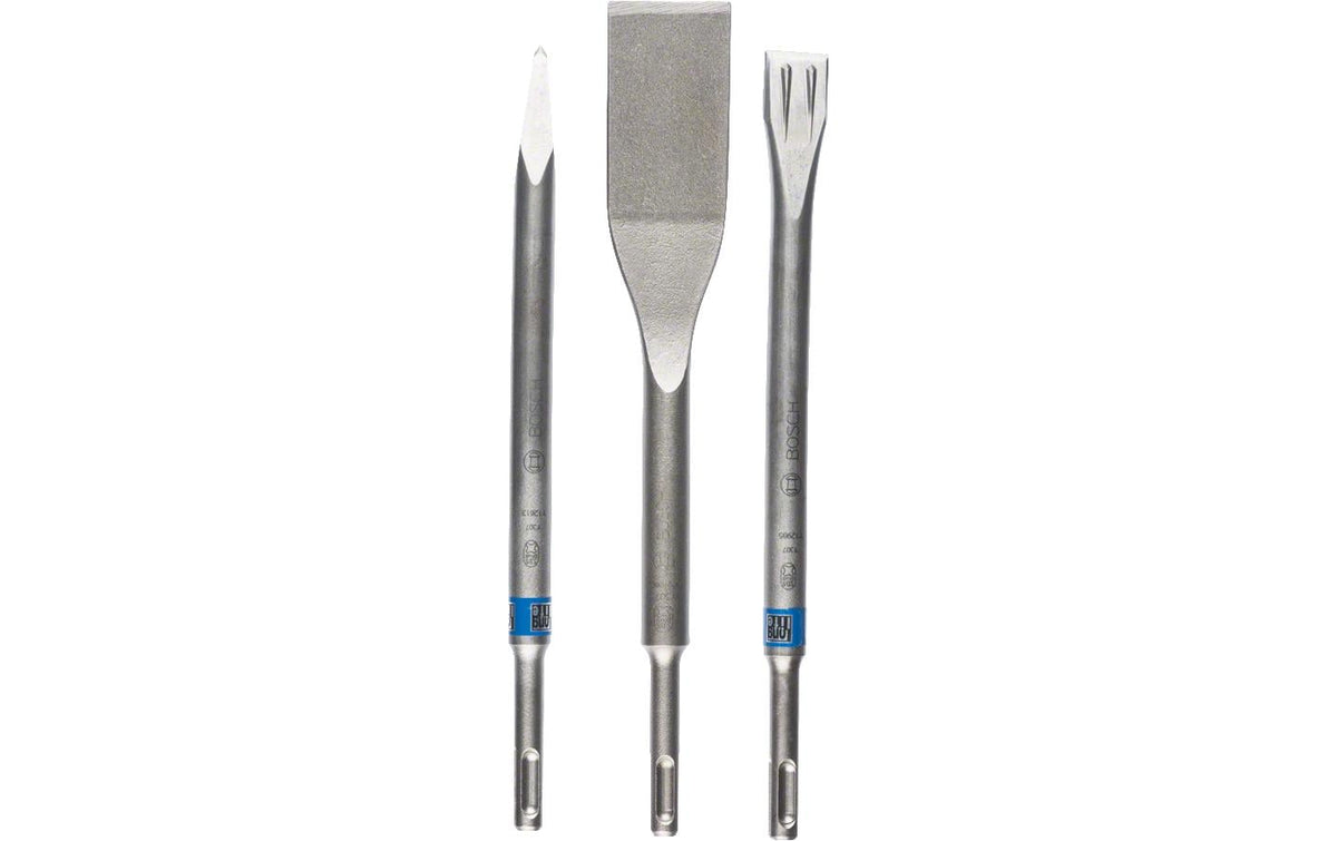 BOSCH Meissel-Set 3-teilig, SDS-plus
