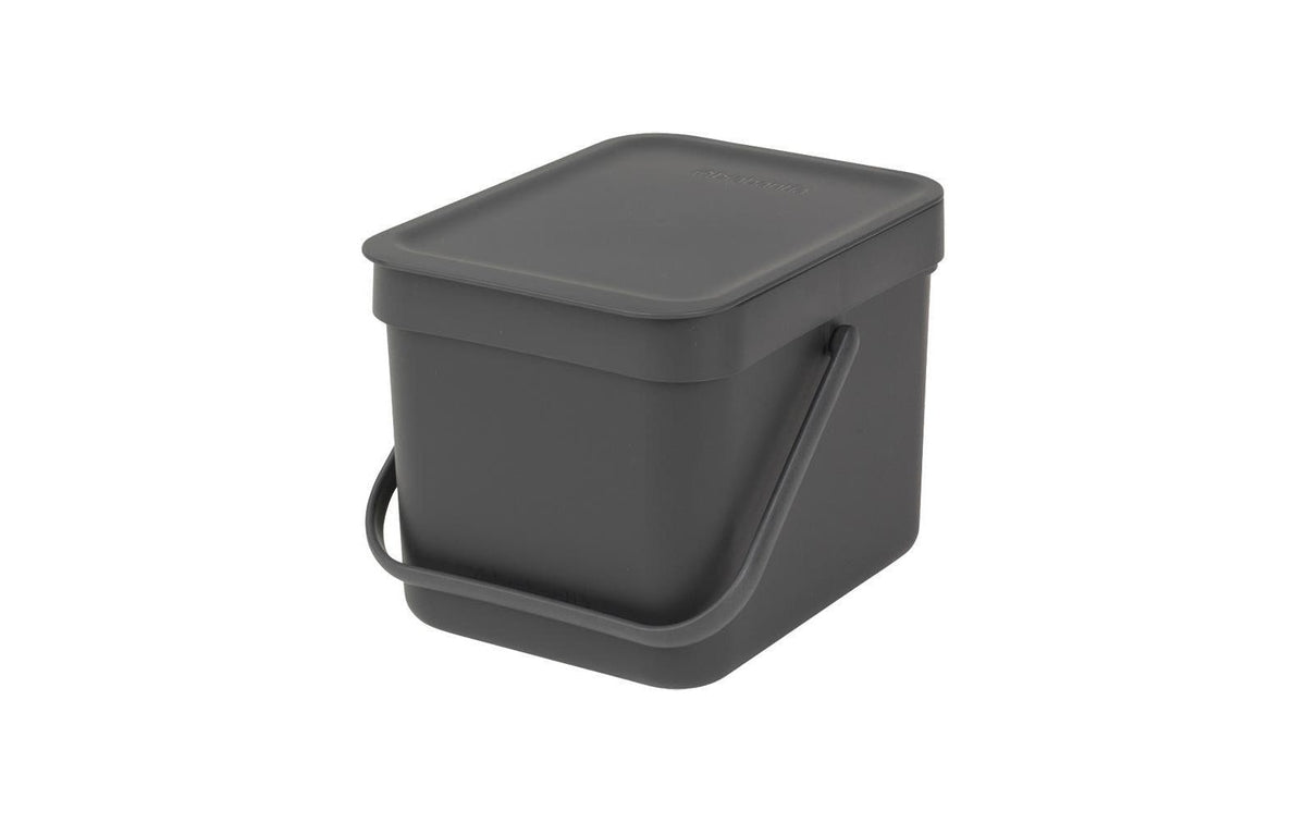 Brabantia, Komposteimer Sort & Go 6 l, Grau