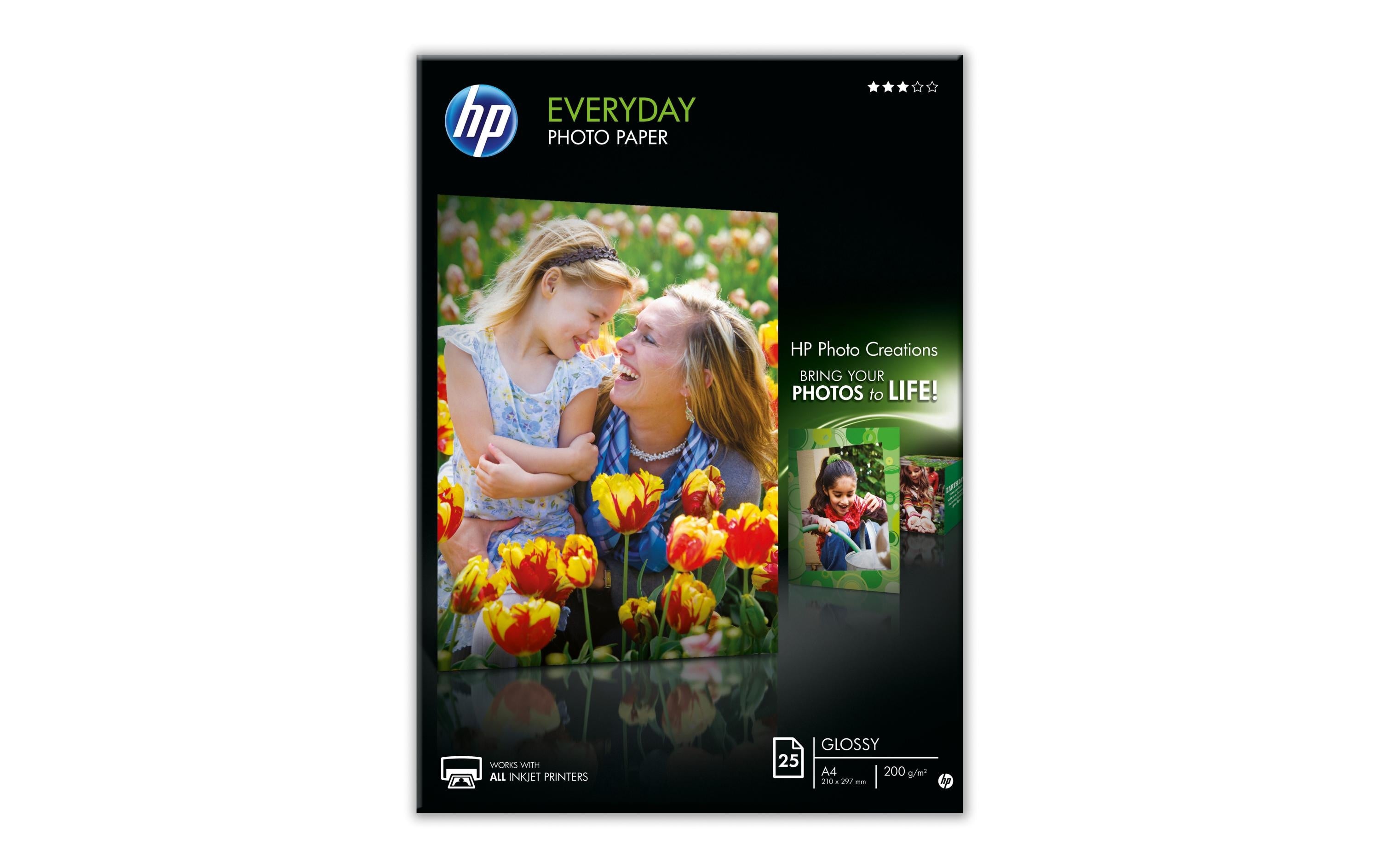 HP Fotopapier Q5451A glänzend