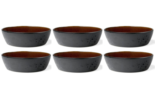 Bitz, Suppenschale 18 cm, 6 Stück, Schwarz/