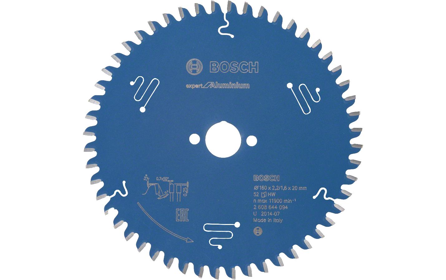 BOSCH Kreissägeblatt Expert für Aluminium