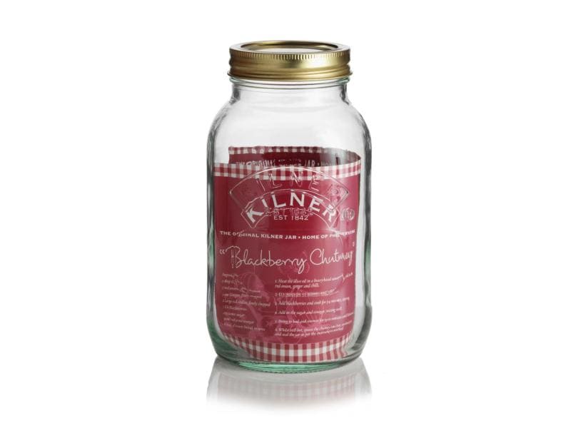 Kilner | Einmachglas 1 Liter | mit Deckelrahmen und Dichtungsdeckel