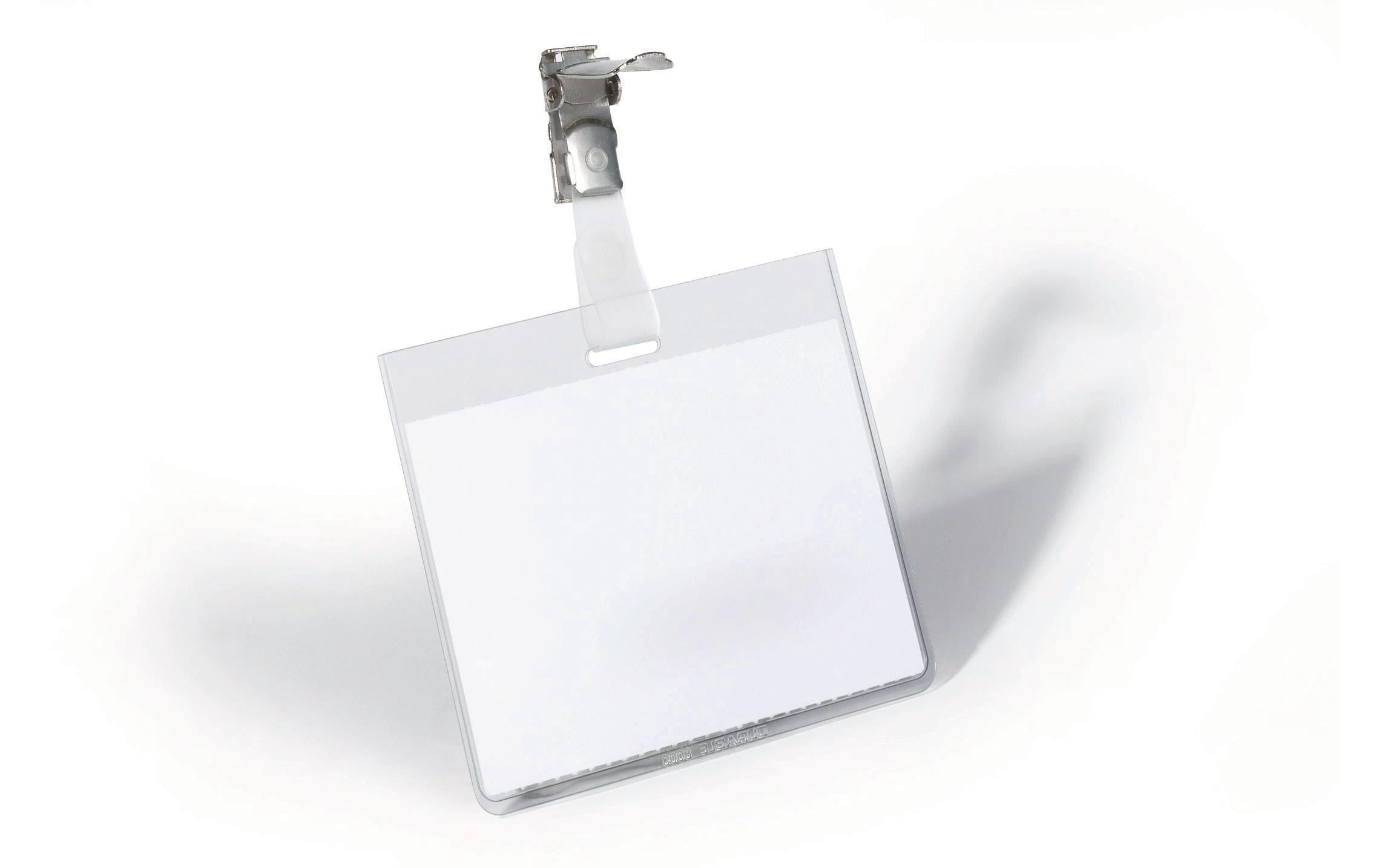 Durable Namensschild Clip 90 x 60 mm