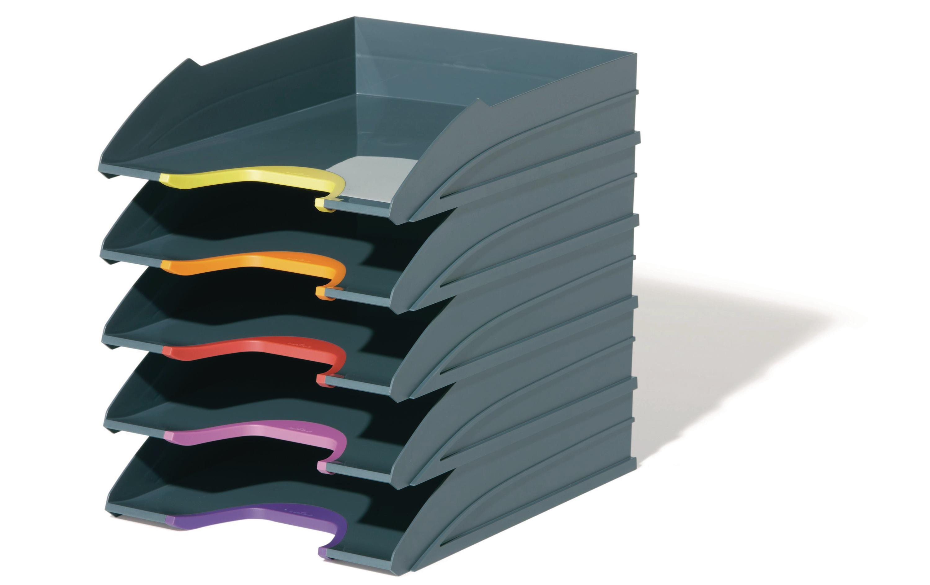 Durable Varicolor Briefablage Tray Set