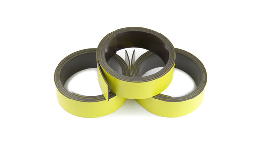 Supermagnet Magnetband gelb