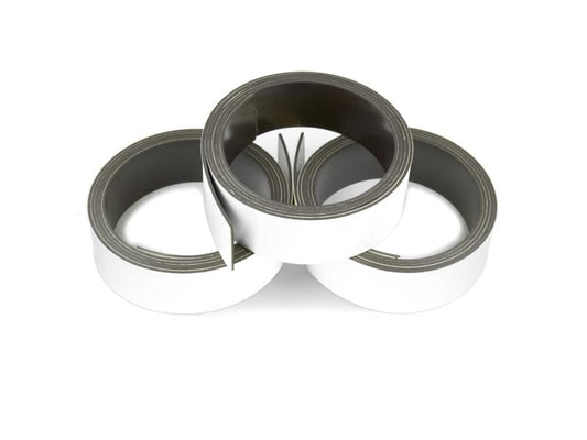 supermagnete | Supermagnet Magnetband weiss | Breite: 20mm, Länge: 1m