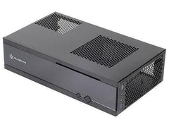 SilverStone | HTPC SST-ML05B, mini ITX, oNT | Stahlgehäuse, 350x99x204 BxHxT