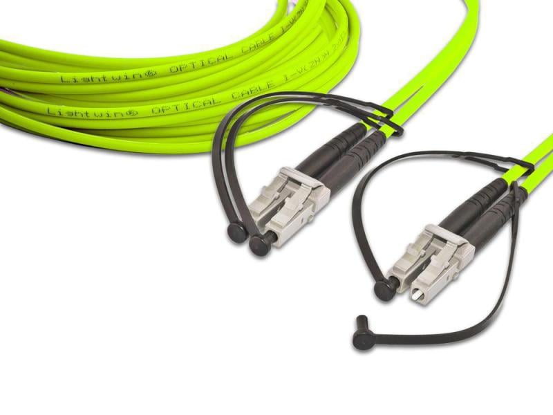 Lightwin | LWL-Patchkabel Multimode LC – LC | Multimode, 50/125µm, LC-LC, OM5