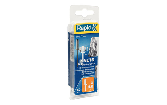 Rapid Blindnieten Aluminium 4x12mm
