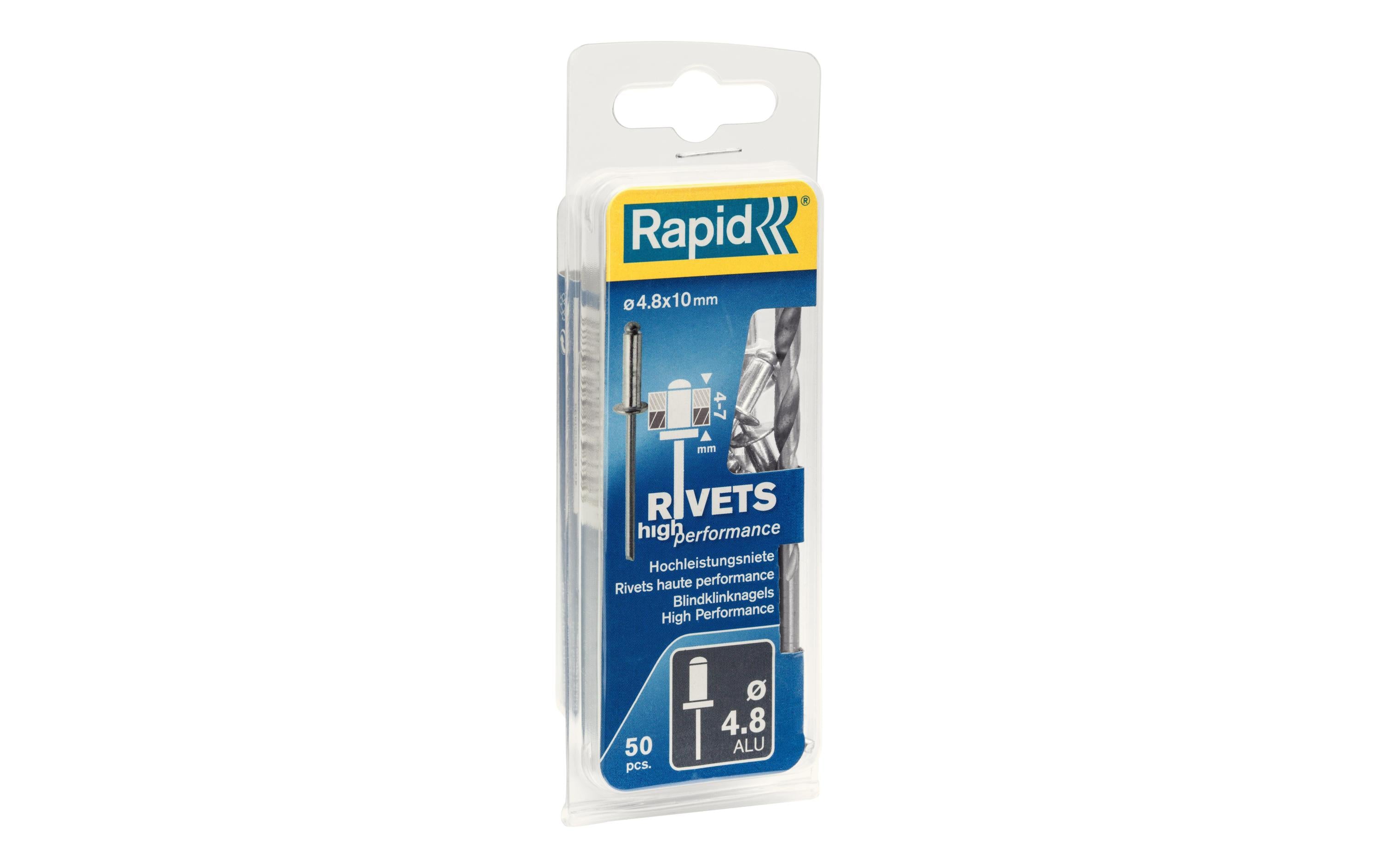 Rapid Blindnieten Aluminium 4,8x10mm