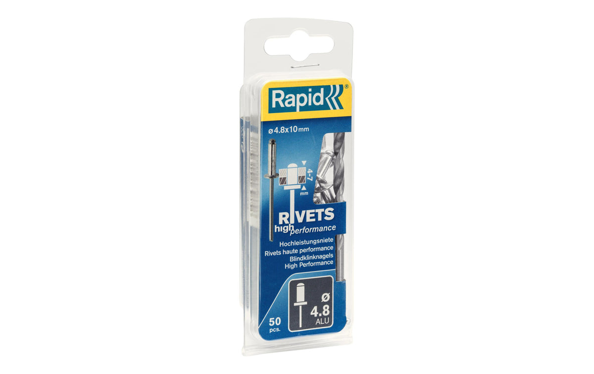 Rapid Blindnieten Aluminium 4,8x10mm