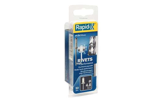 Rapid Blindnieten Aluminium 4,8x14mm
